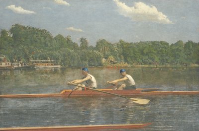 Los hermanos Biglin remando de Thomas Eakins